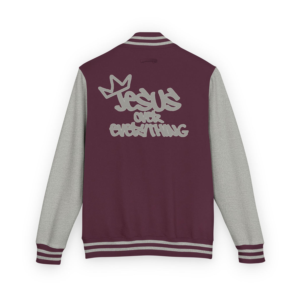 Jesus Over Everything Letterman Jacket