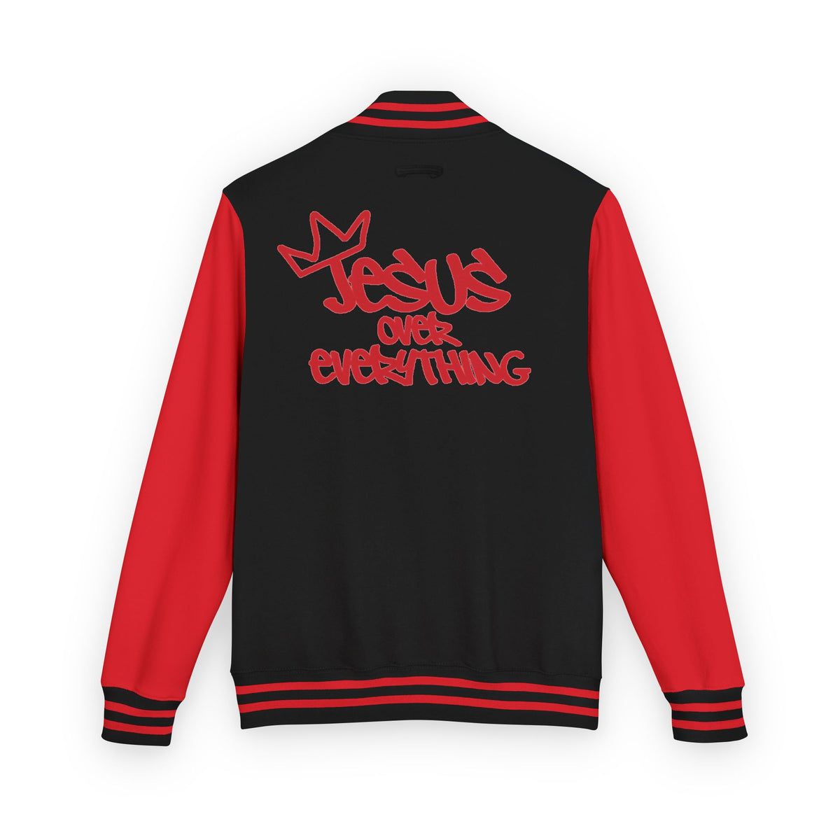 Jesus Over Everything Letterman Jacket