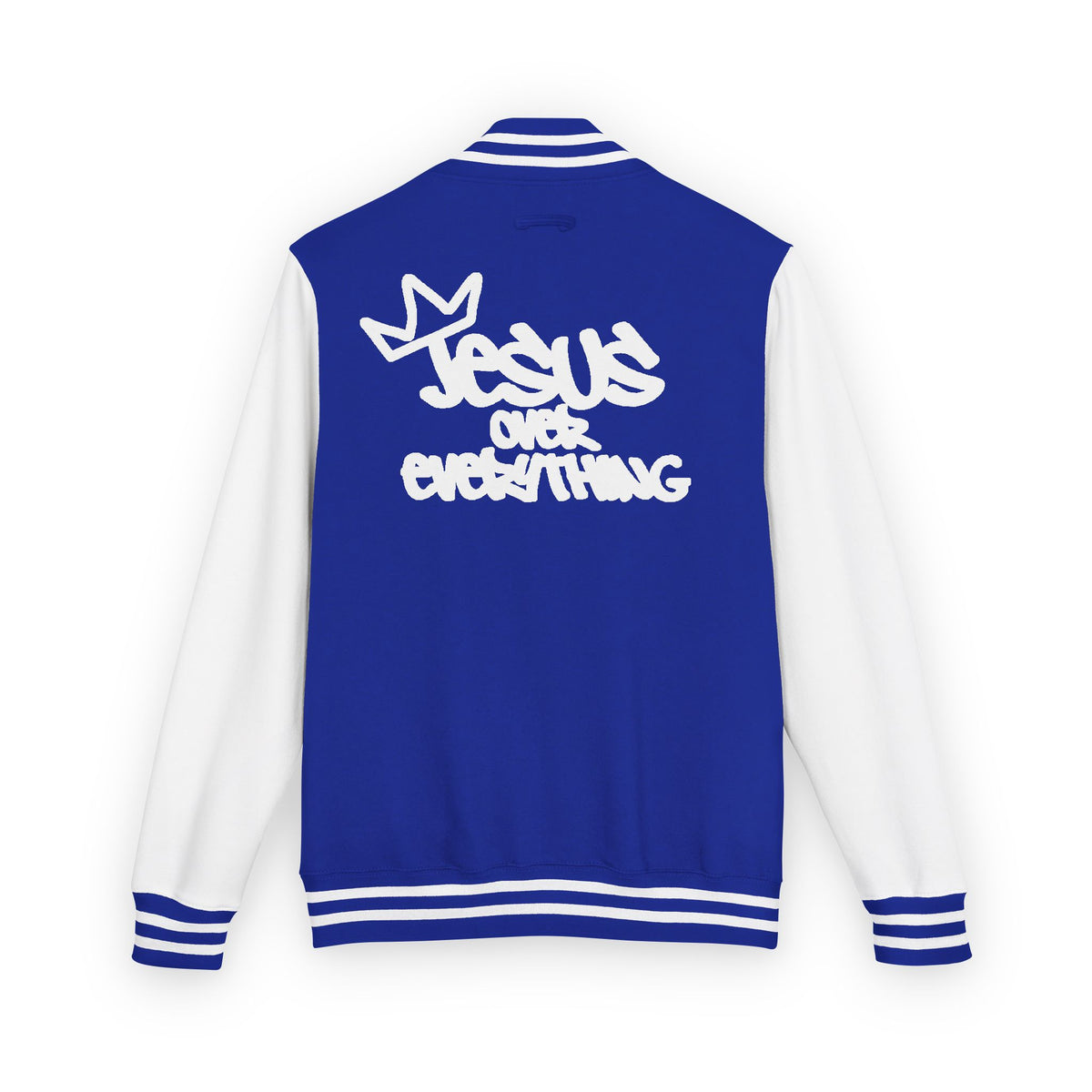 Jesus Over Everything Letterman Jacket
